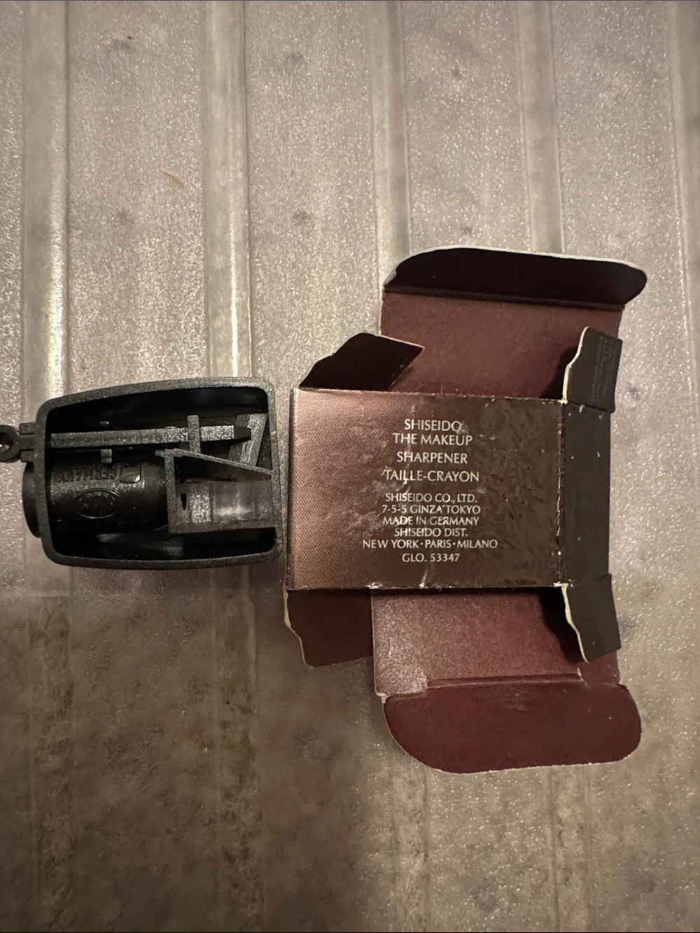 Shiseido Black Makeup Pencil Sharpener with Box
